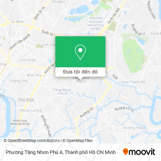Bản đồ Phường Tăng Nhơn Phú A
