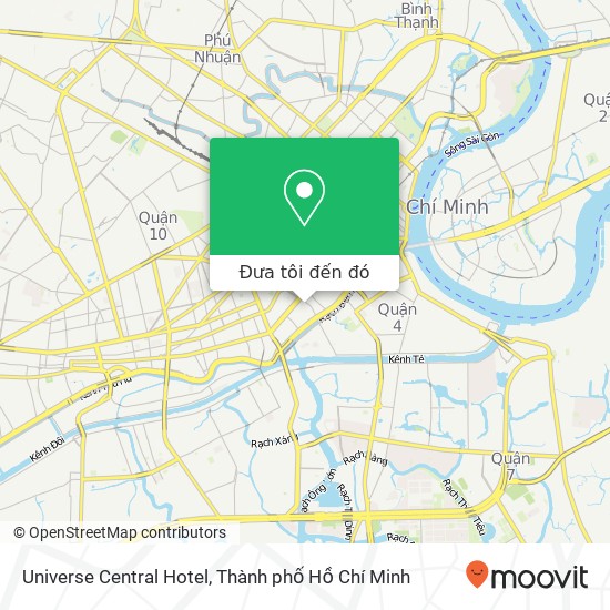 Bản đồ Universe Central Hotel