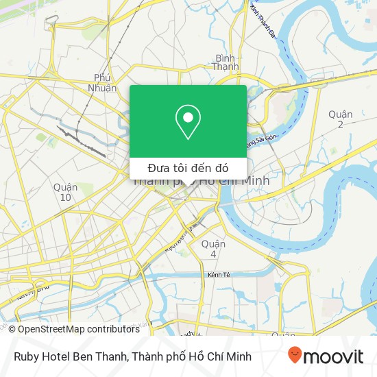 Bản đồ Ruby Hotel Ben Thanh
