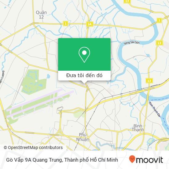 Bản đồ Gò Vấp 9A Quang Trung