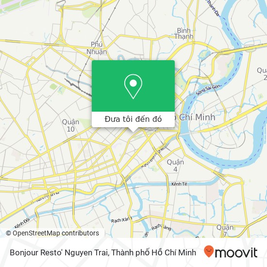Bản đồ Bonjour Resto' Nguyen Trai
