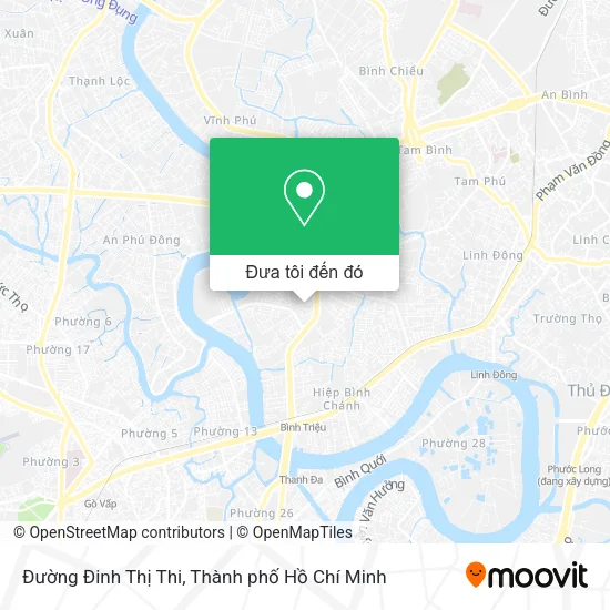 Bản đồ Đường Đinh Thị Thi