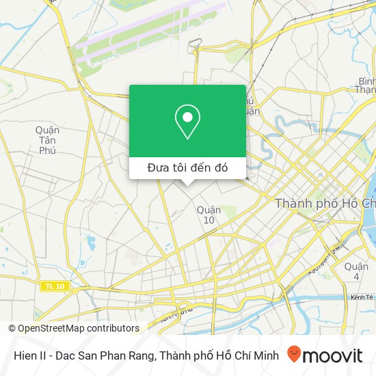 Bản đồ Hien II - Dac San Phan Rang