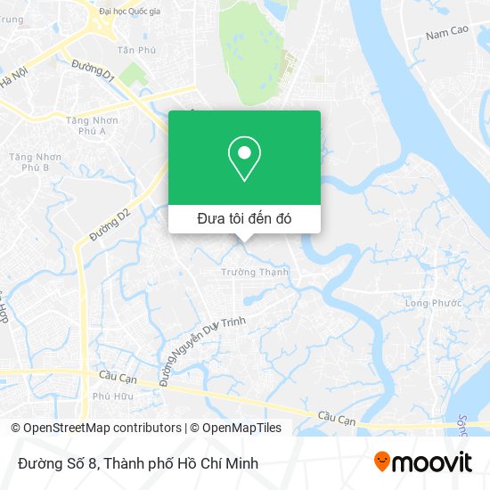 Bản đồ Đường Số 8