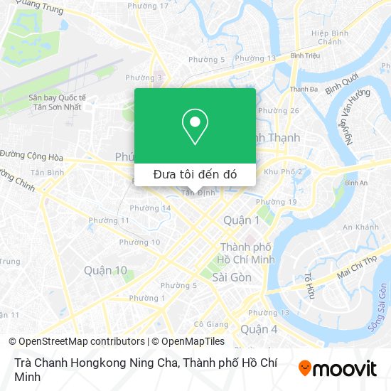 Bản đồ Trà Chanh Hongkong Ning Cha