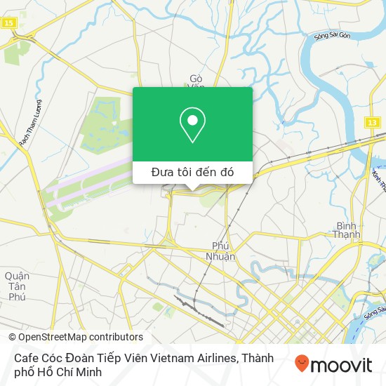Bản đồ Cafe Cóc  Đoàn Tiếp Viên Vietnam Airlines