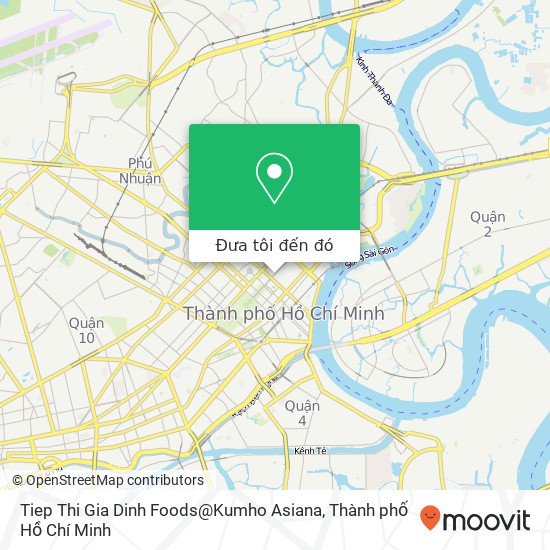 Bản đồ Tiep Thi Gia Dinh Foods@Kumho Asiana