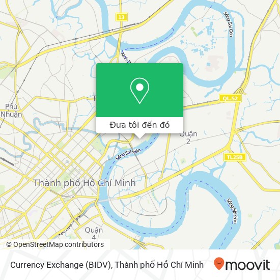 Bản đồ Currency Exchange (BIDV)