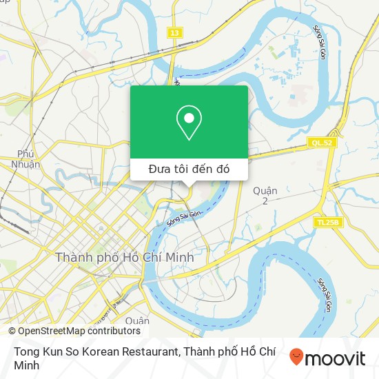 Bản đồ Tong Kun So Korean Restaurant