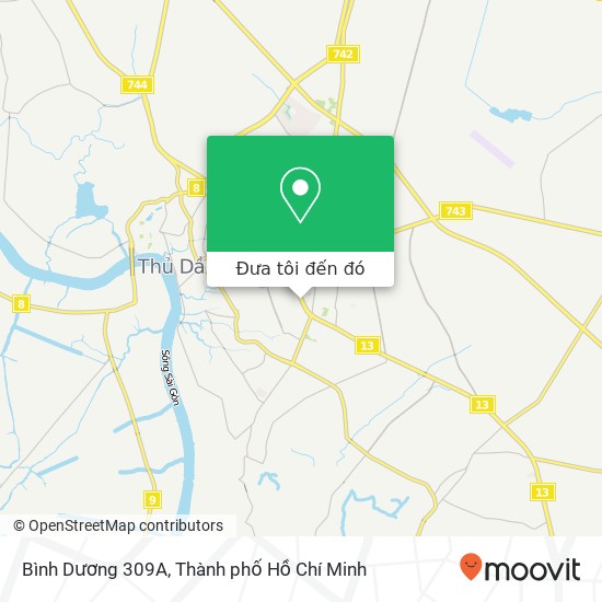 Bản đồ Bình Dương 309A