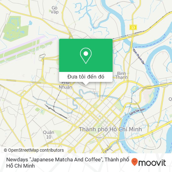 Bản đồ Newdays "Japanese Matcha And Coffee"