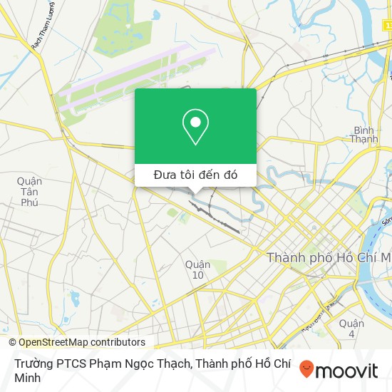 Bản đồ Trường PTCS Phạm Ngọc Thạch