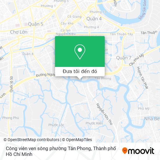 Bản đồ Công viên ven sông phường Tân Phong