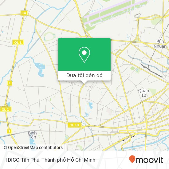 Bản đồ IDICO Tân Phú