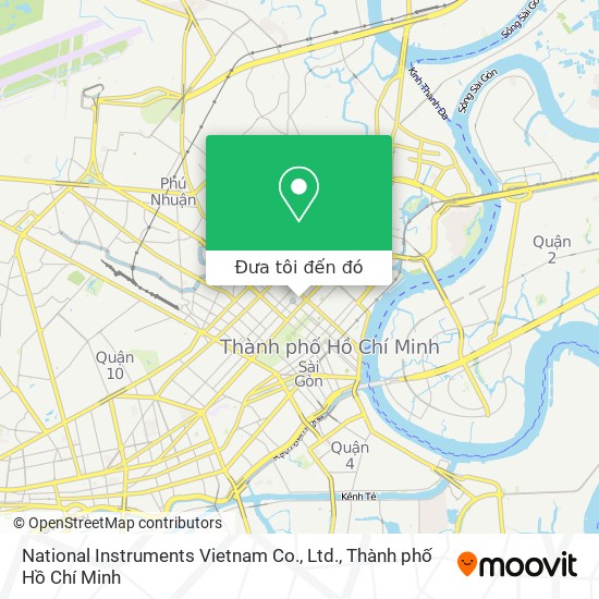 Bản đồ National Instruments Vietnam Co., Ltd.