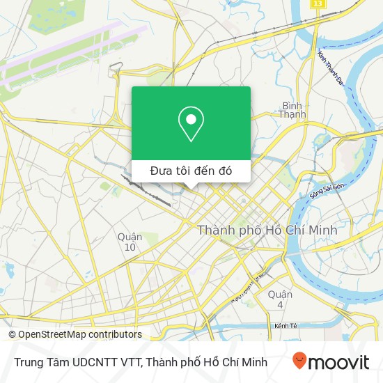 Bản đồ Trung Tâm UDCNTT VTT