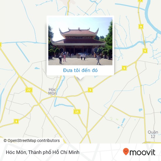 Bản đồ Hóc Môn