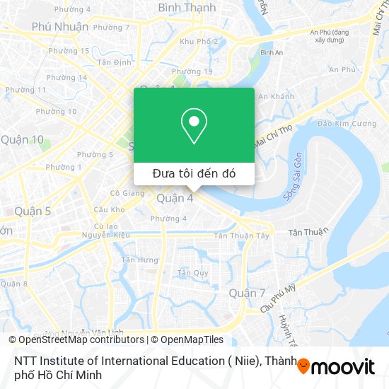 Bản đồ NTT Institute of International Education ( Niie)