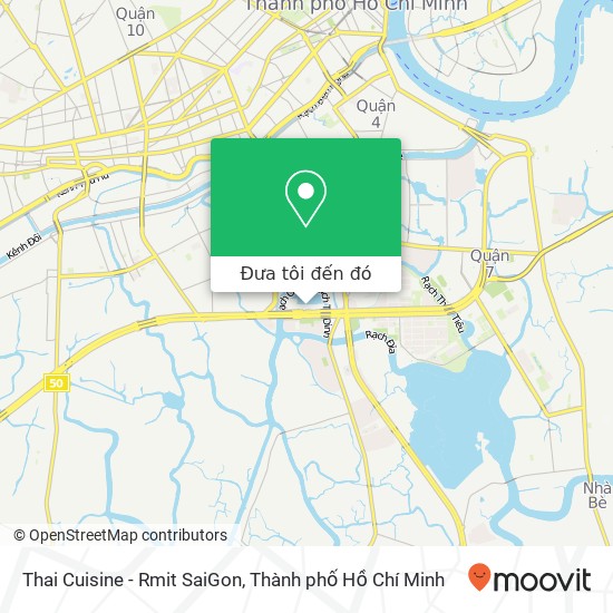 Bản đồ Thai Cuisine - Rmit SaiGon