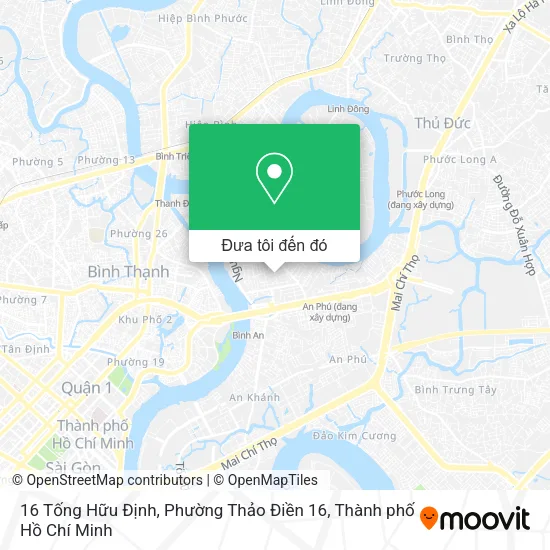Bản đồ 16 Tống Hữu Định, Phường Thảo Điền 16