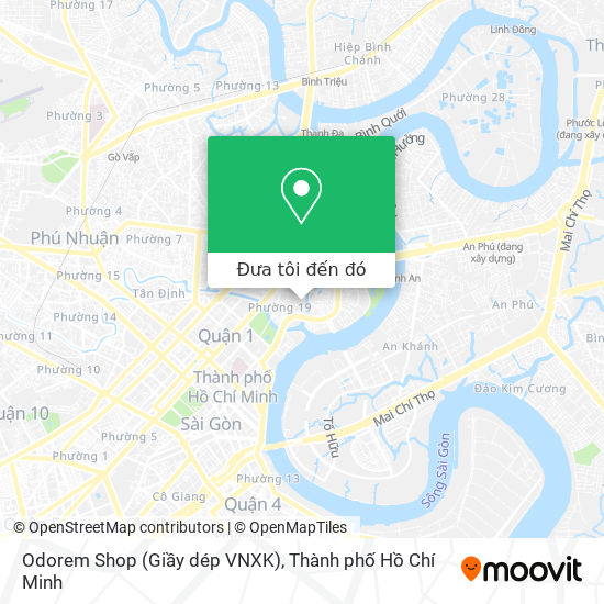 Bản đồ Odorem Shop (Giầy dép VNXK)