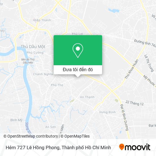Bản đồ Hẻm 727 Lê Hồng Phong