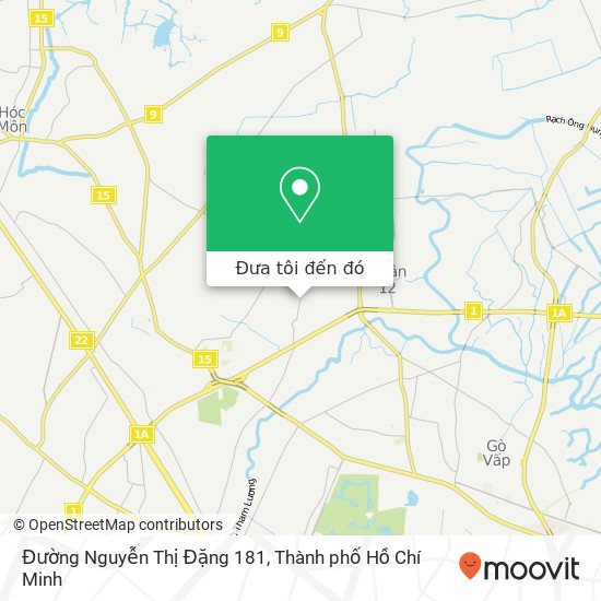 Bản đồ Đường Nguyễn Thị Đặng 181