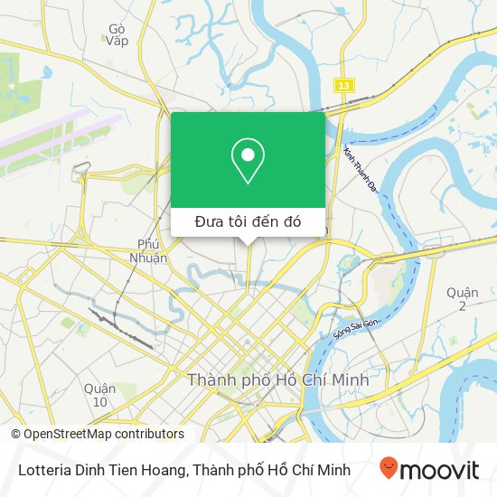 Bản đồ Lotteria Dinh Tien Hoang
