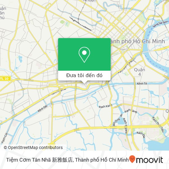 Bản đồ Tiệm Cơm Tân Nhã 新雅飯店