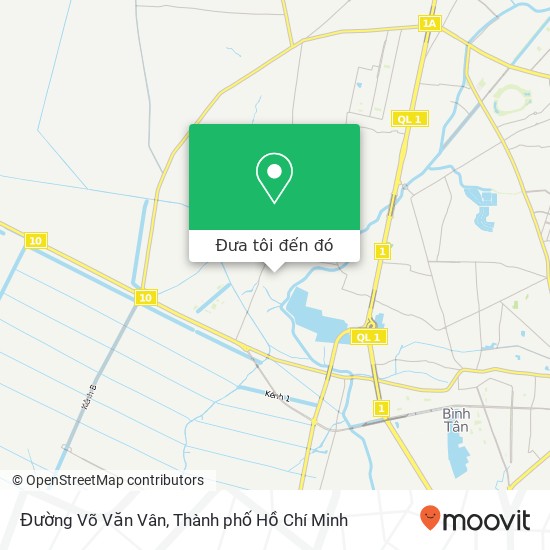 Bản đồ Đường Võ Văn Vân
