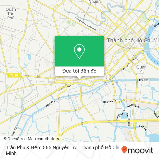 Bản đồ Trần Phú & Hẻm 565 Nguyễn Trãi