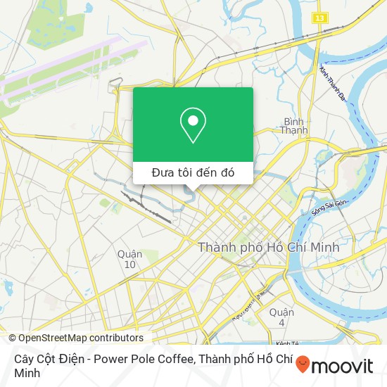 Bản đồ Cây Cột Điện - Power Pole Coffee