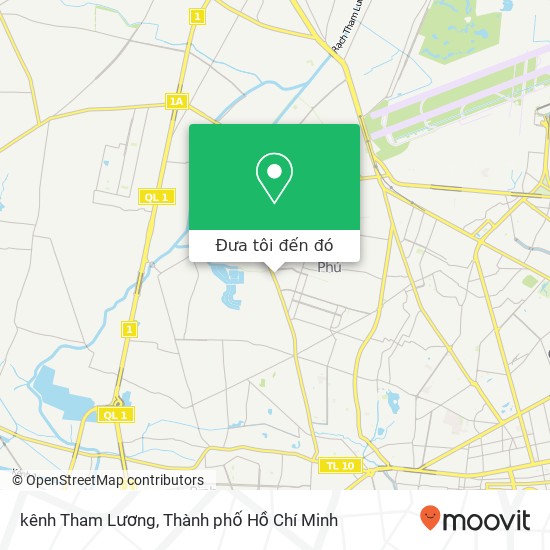 Bản đồ kênh Tham Lương