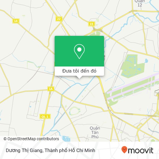 Bản đồ Dương Thị Giang