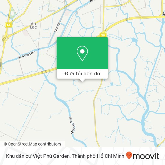 Bản đồ Khu dân cư Việt Phú Garden