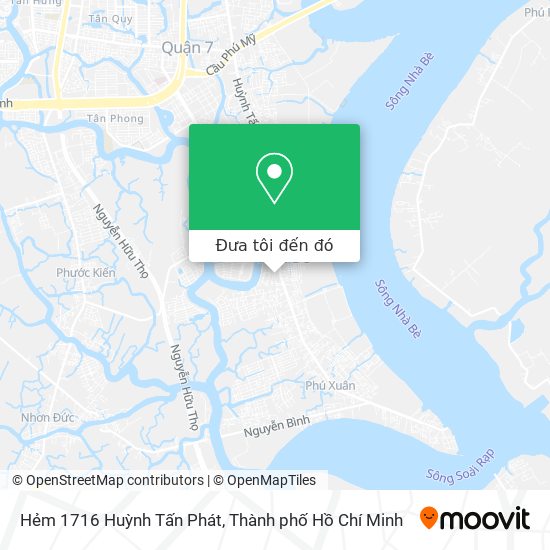 Bản đồ Hẻm 1716 Huỳnh Tấn Phát