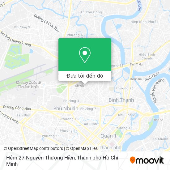 Bản đồ Hẻm 27 Nguyễn Thượng Hiền
