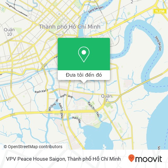 Bản đồ VPV Peace House Saigon