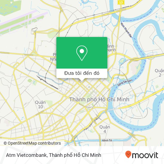 Bản đồ Atm Vietcombank