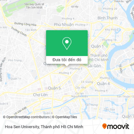 Bản đồ Hoa Sen University
