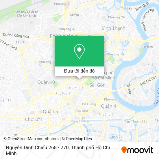 Bản đồ Nguyễn Đình Chiểu 268 - 270