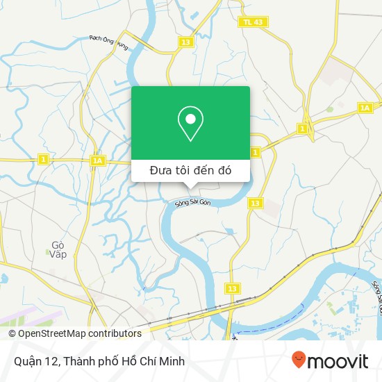 Bản đồ Quận 12