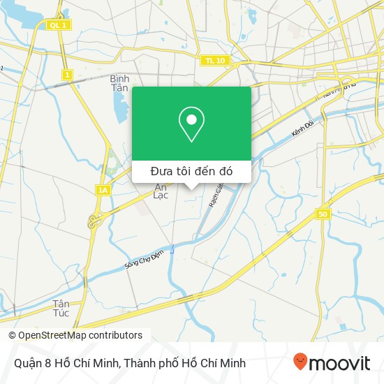 Bản đồ Quận 8 Hồ Chí Minh