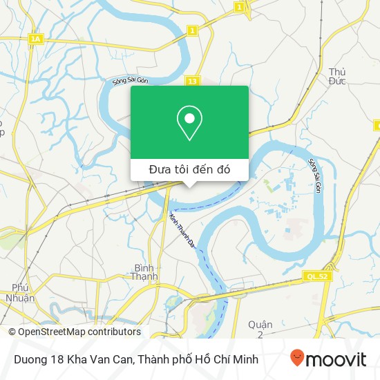 Bản đồ Duong 18 Kha Van Can