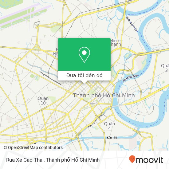 Bản đồ Rua Xe Cao Thai