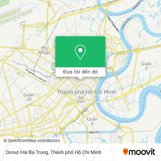 Bản đồ Donut Hai Ba Trung