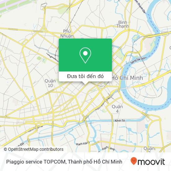 Bản đồ Piaggio service TOPCOM