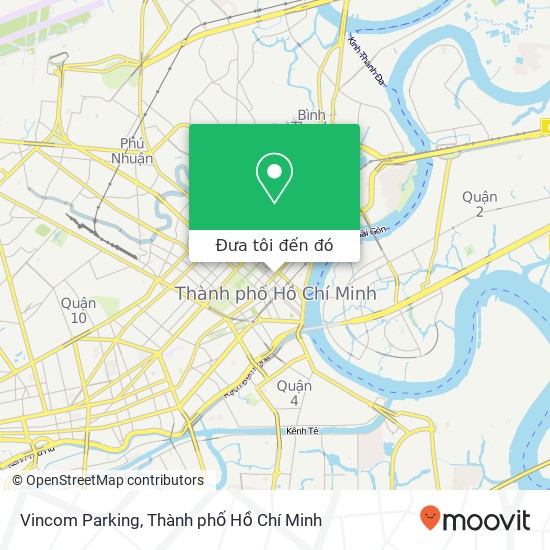 Bản đồ Vincom Parking