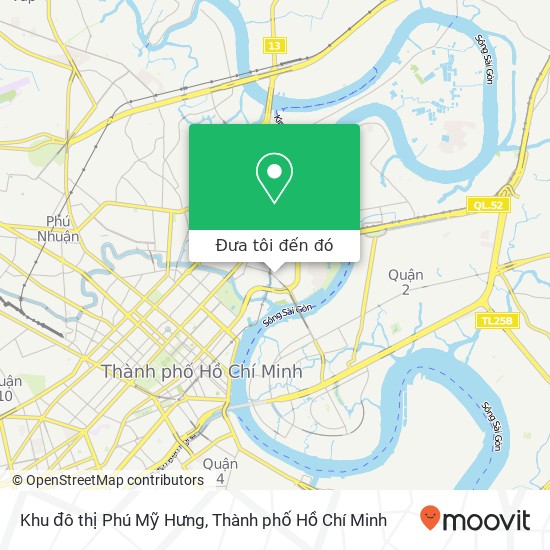 Bản đồ Khu đô thị Phú Mỹ Hưng
