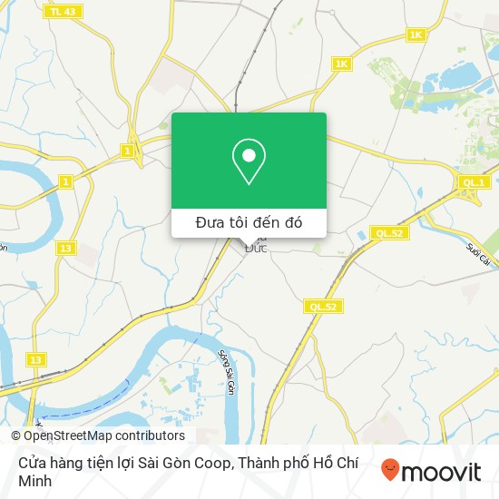 Bản đồ Cửa hàng tiện lợi Sài Gòn Coop